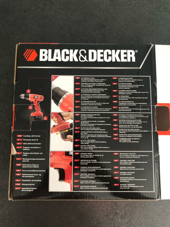 Boremaskine Black  Decker