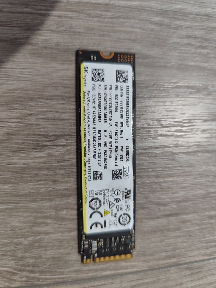 Lenovo, 512 GB, Perfekt