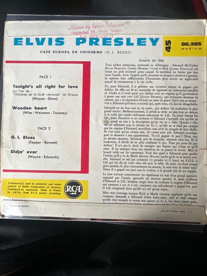 EP, Elvis Presley