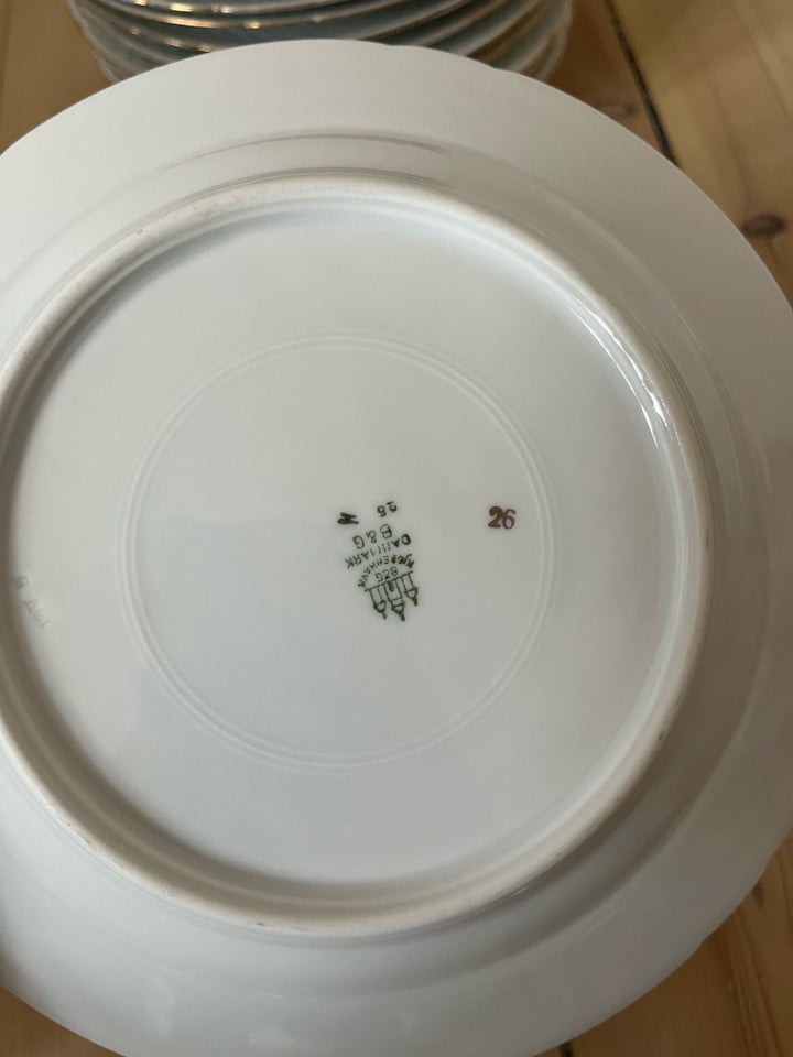 Porcelæn Tallerken tallerkner