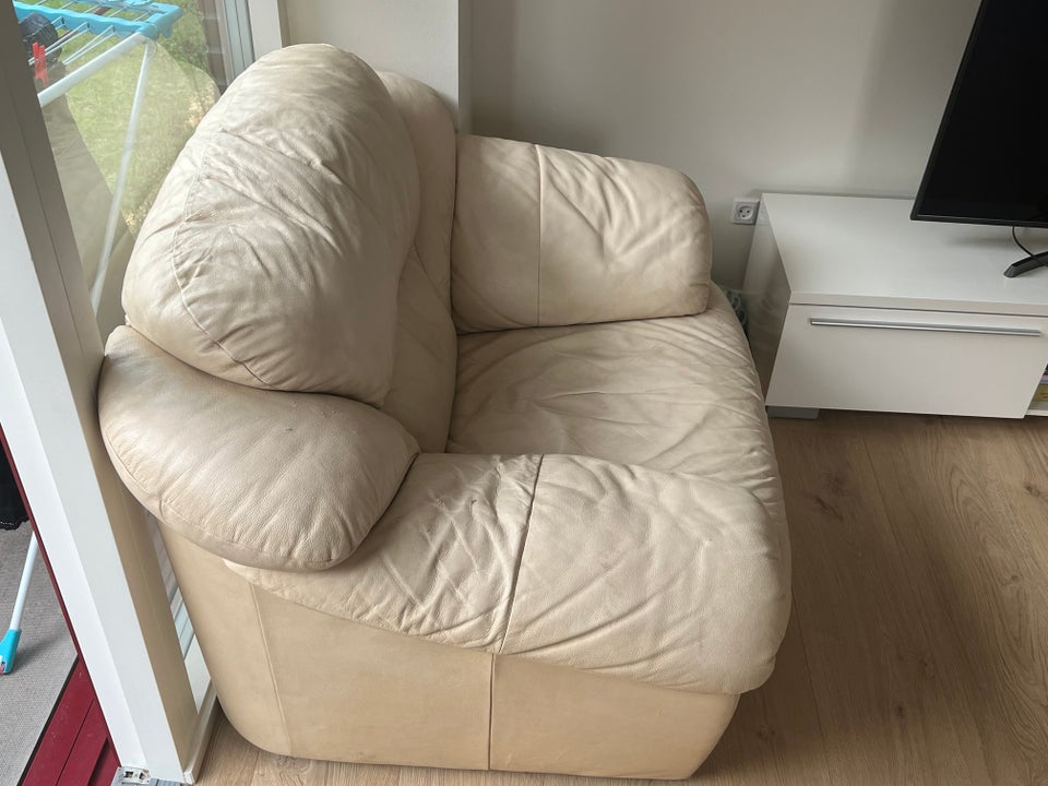 Sofa, læder, 2 pers.