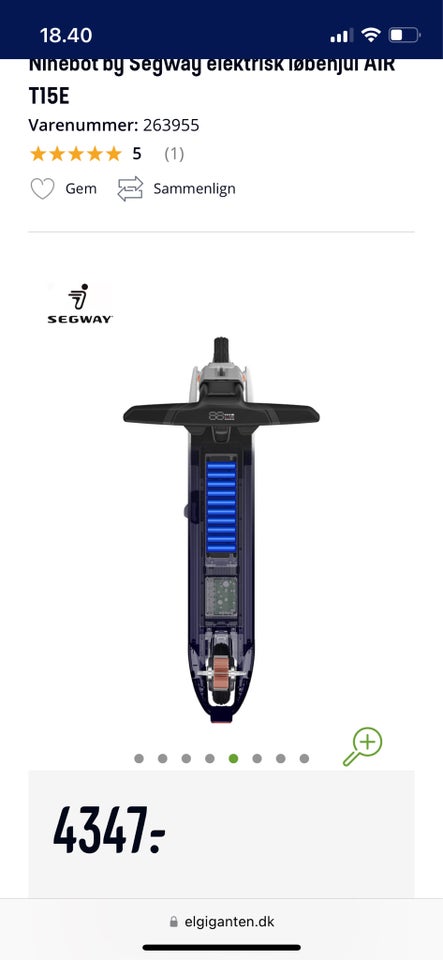 El-løbehjul Ninebot by Segway