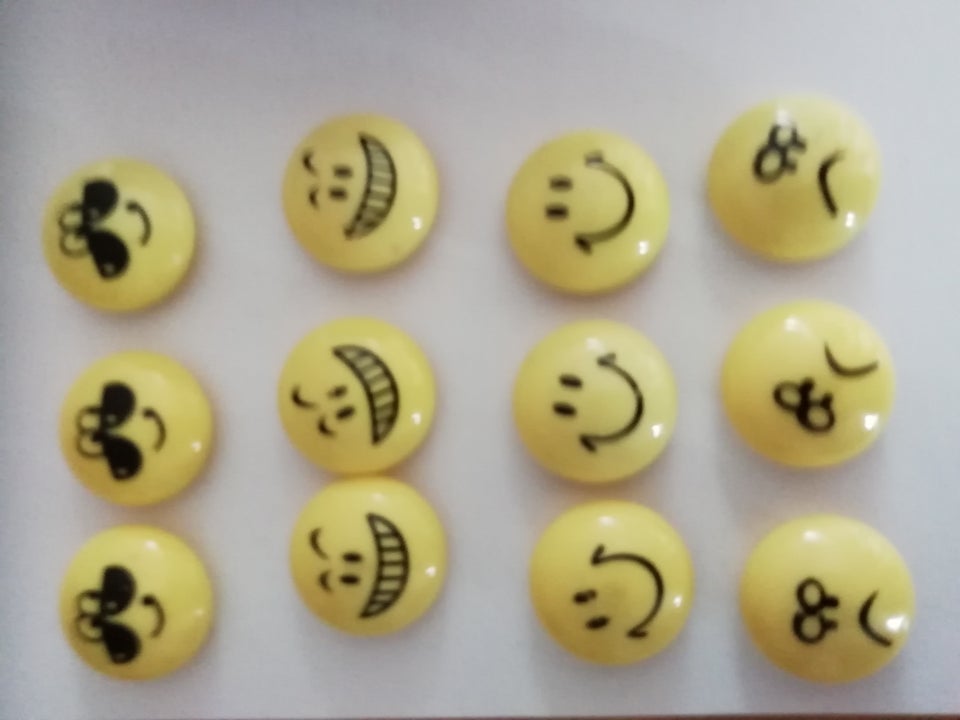 Andet legetøj, magnet med smiley