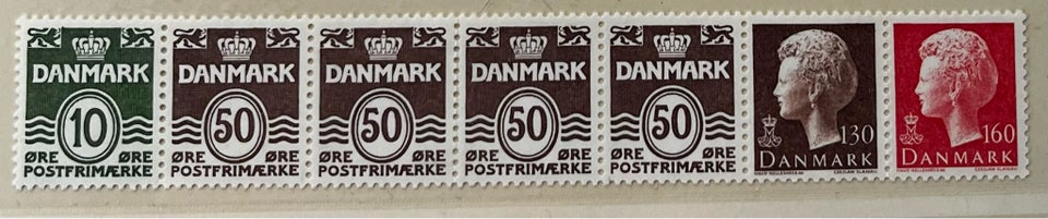 Danmark, postfrisk, Hs. 4.