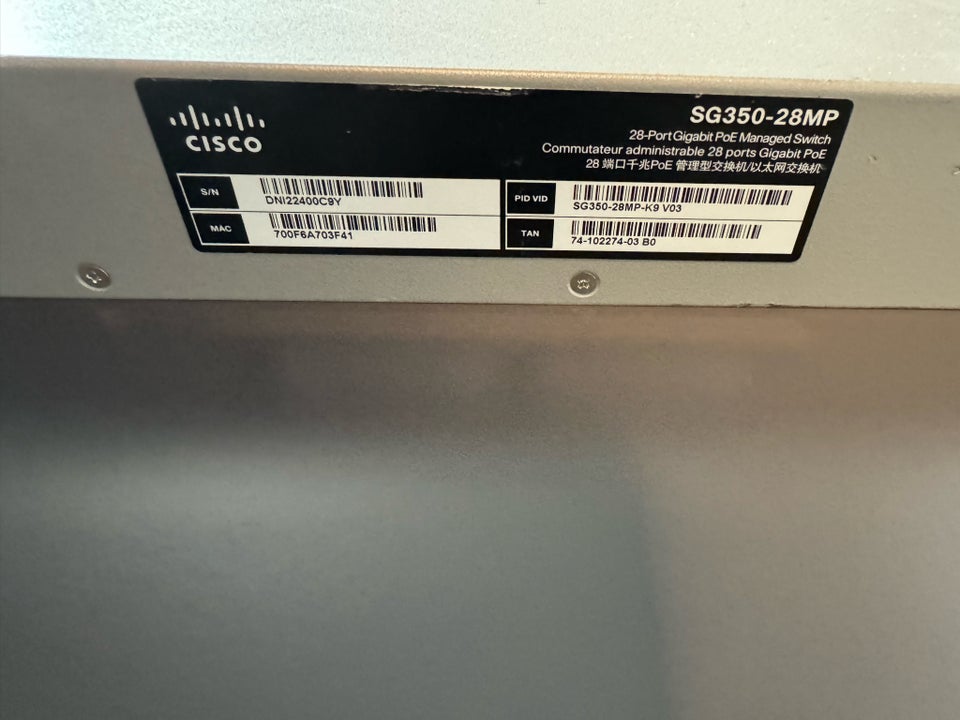 Switch Cisco God