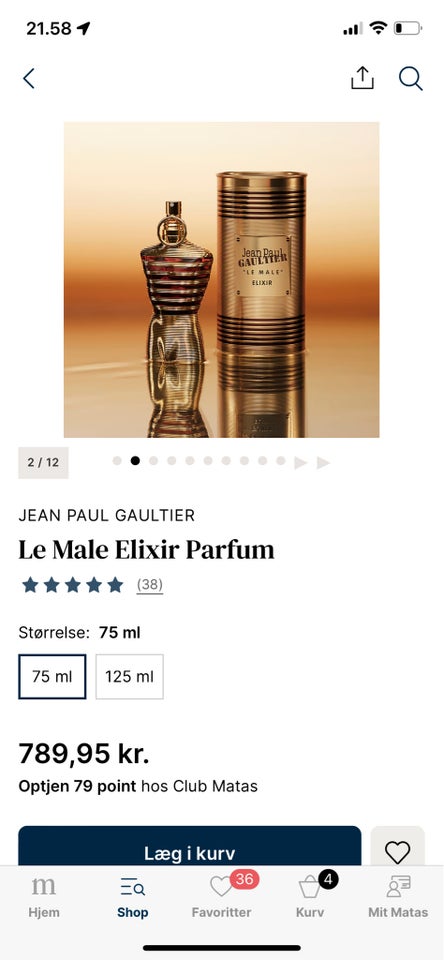 Herreparfume Jean Paul Gaultier