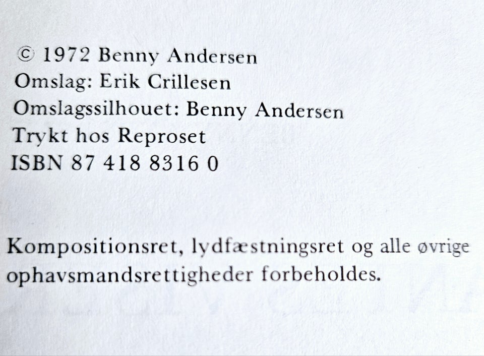 Svantes Viser + 2 andre, Benny