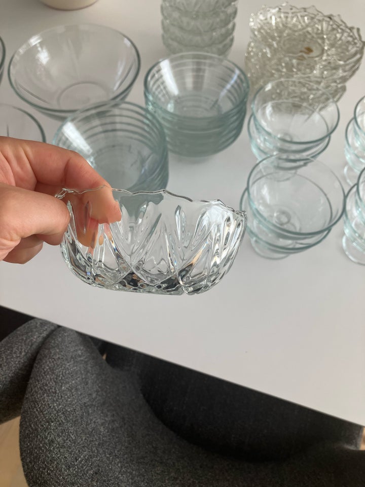 Glas Skål tallerken