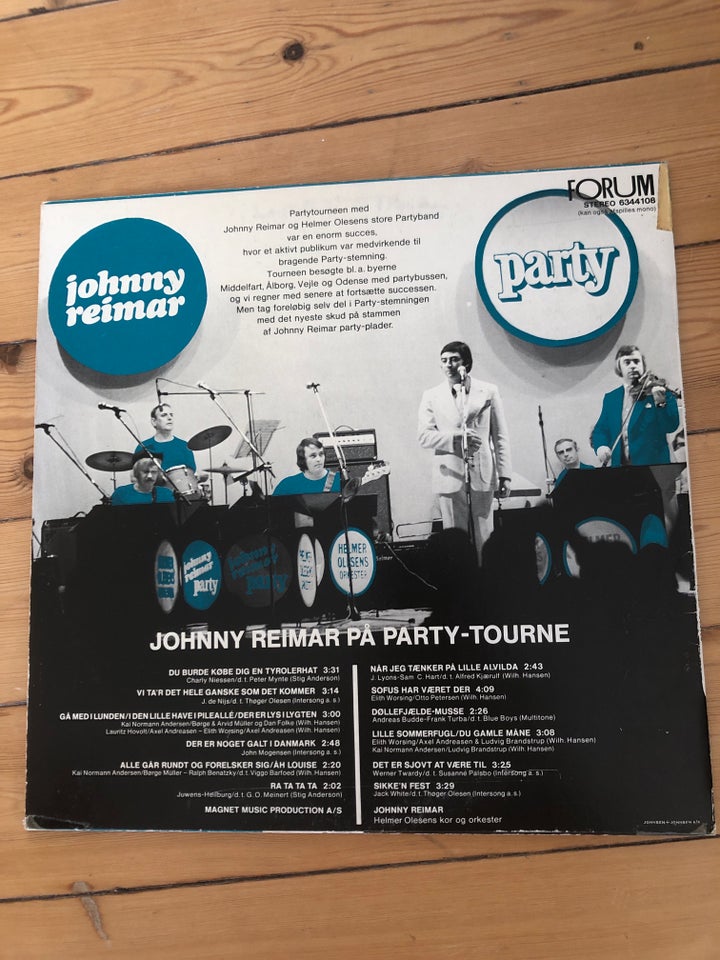 LP, Johnny reimar, Party tourne