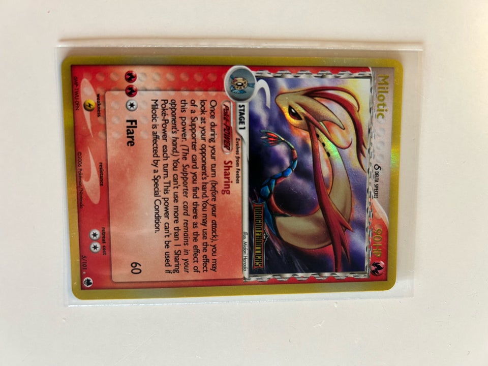 Samlekort, Milotic Reverse