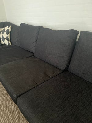 Hjørnesofa stof 6 pers