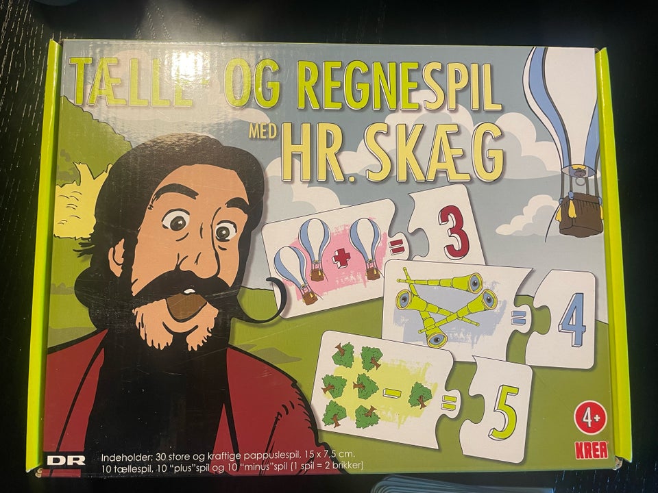 Tælle og regnespil med hr. skæg ,