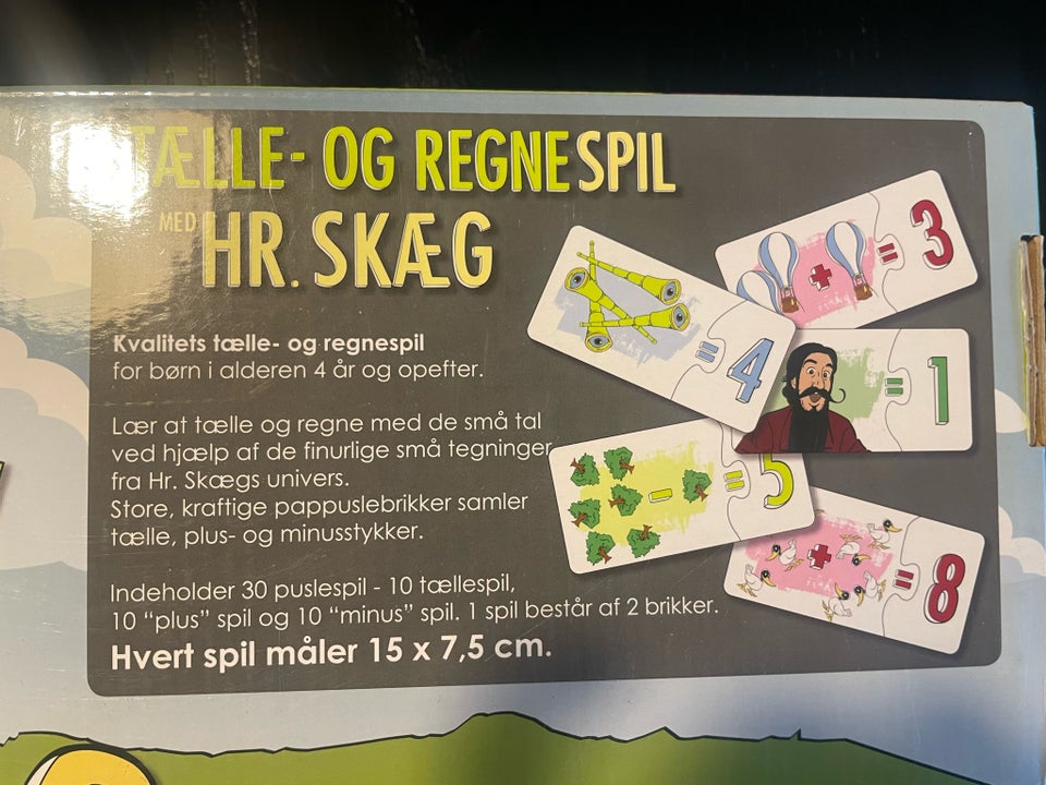 Tælle og regnespil med hr. skæg ,