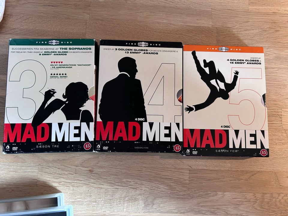 Mad men sæson 3 4 og 5 DVD