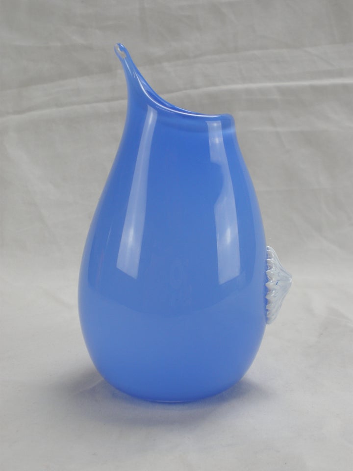 Glas Dansk Kunst Vase 11 cm