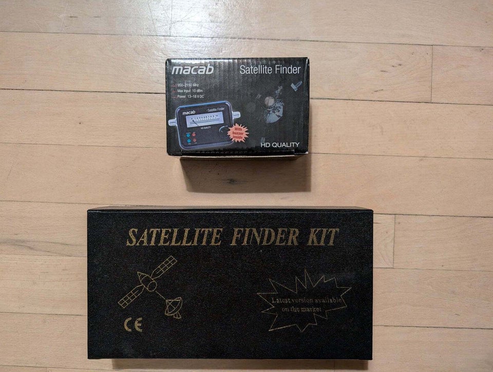 Satellite finder kit, Macab, God