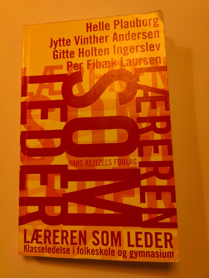 Læreren som leder, Helle Pauborg,