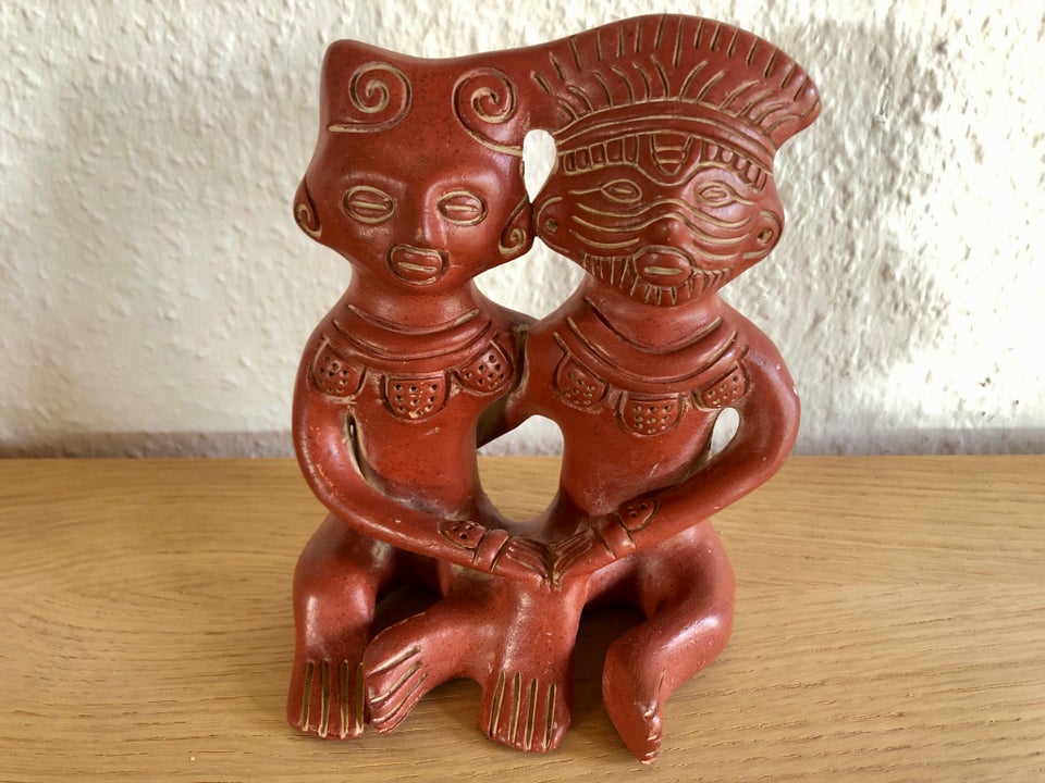 Sød retro terracotta figur