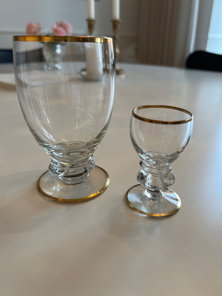 Glas Holmegaard Gisselfeld med