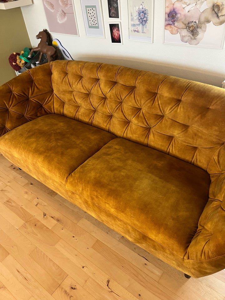 Sofa velour 3 pers