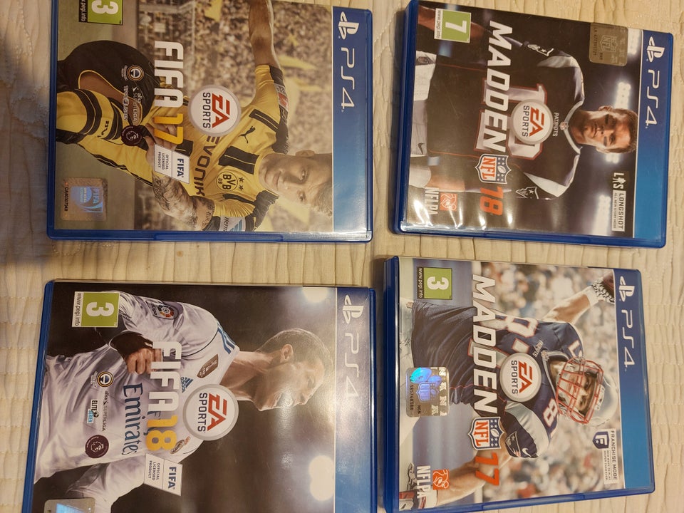 PS4 spil i fin stand kr 75- pr stk/3