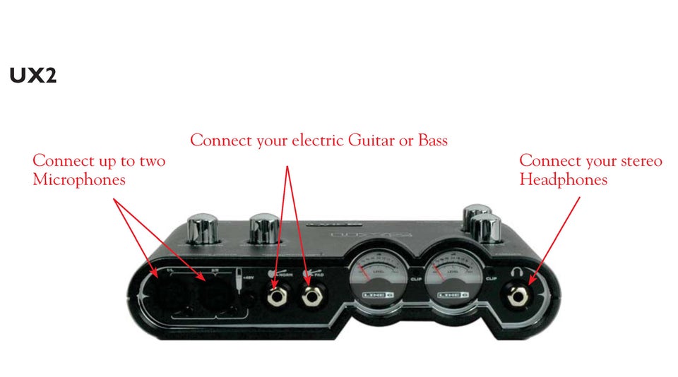 Lydkort, Line 6 POD Studio UX2