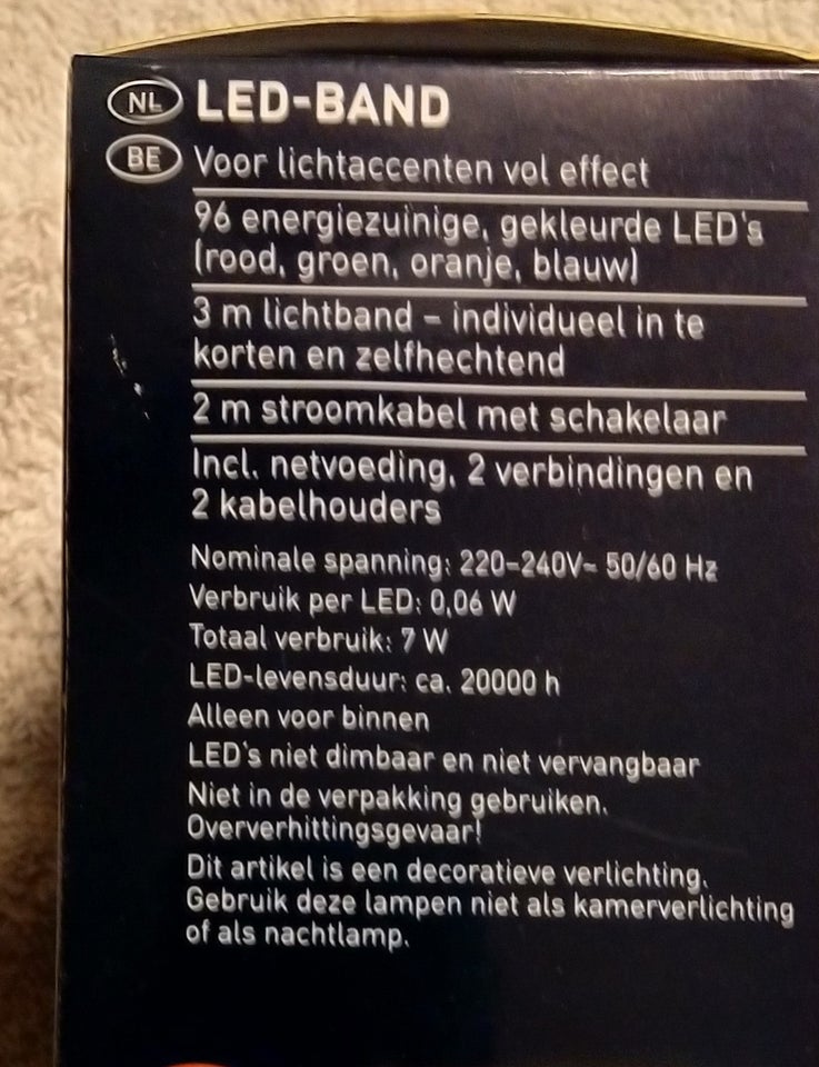 LED, 2 Sæt LED Rope Light