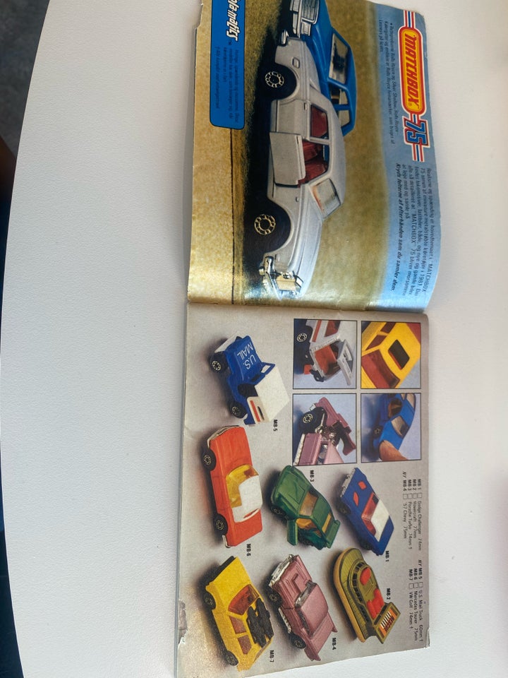 Modelbil, Matchbox katalog