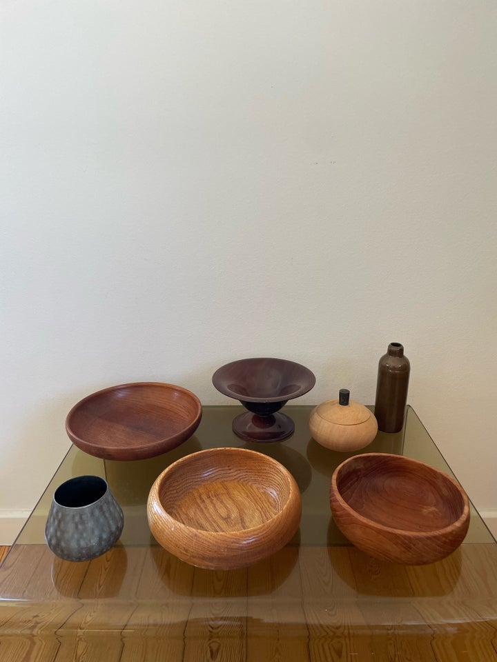 Træfade træskåle  keramik