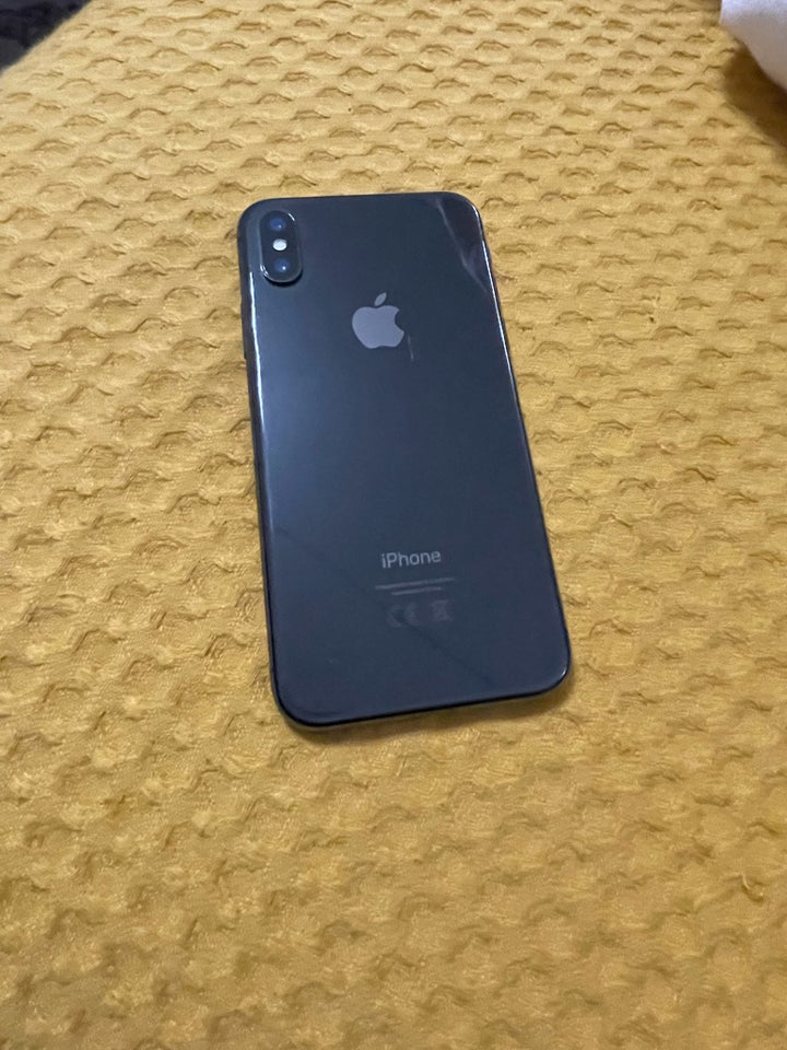 iPhone X, 64 GB, sort