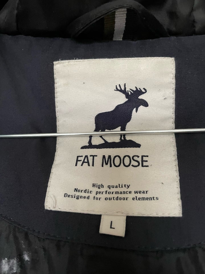 Vinterjakke, str. L, Fat Moose