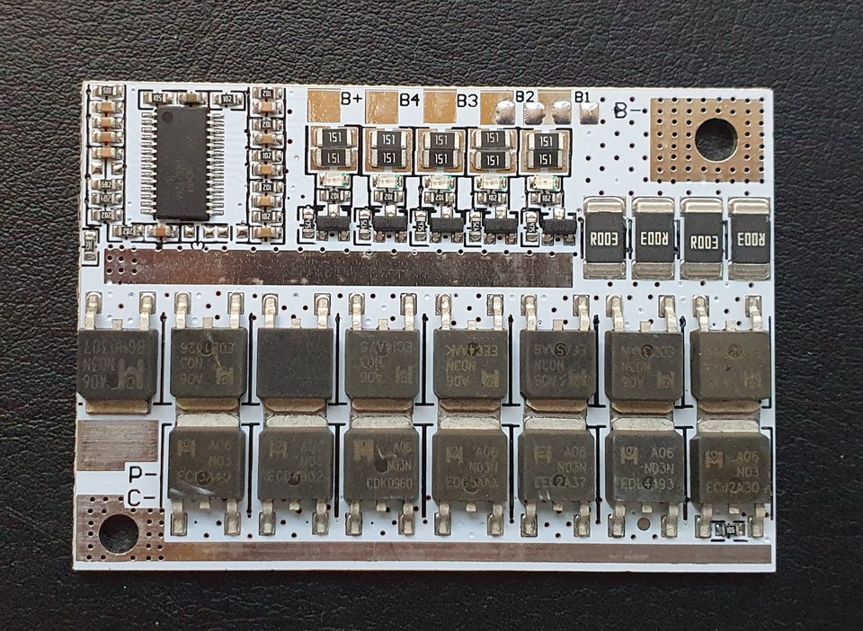 Batterioplader, 5S 100A BMS board