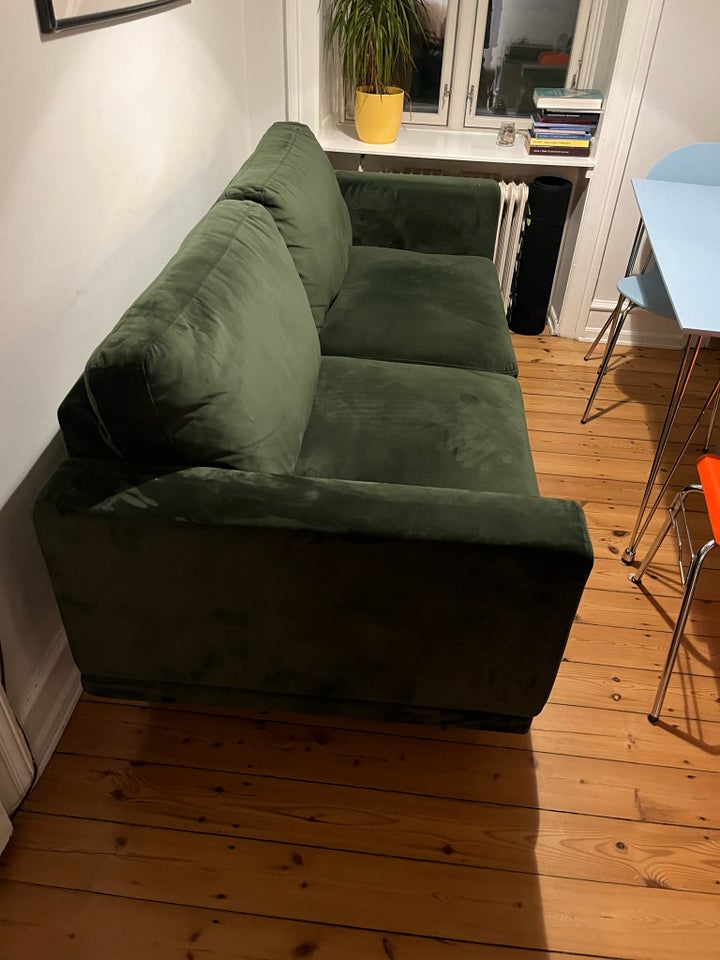 Sofa, velour, 3 pers.