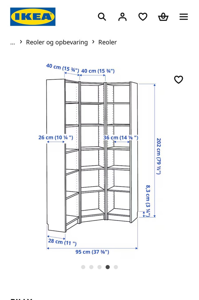 Reolsystem, IKEA billy