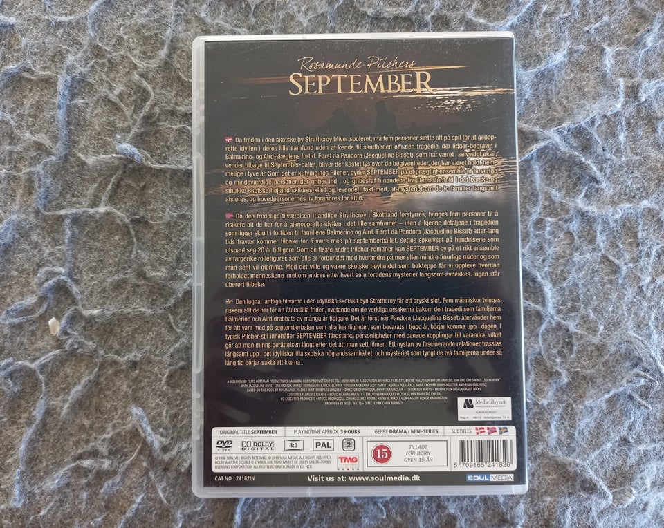 September, DVD, drama