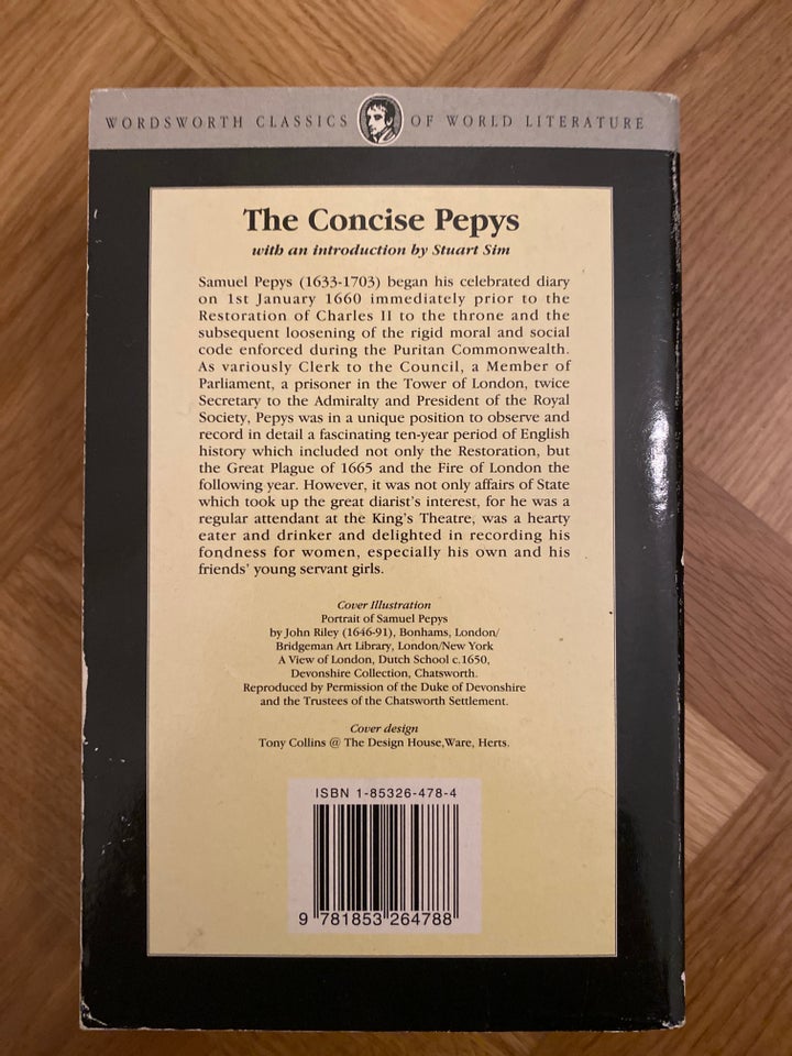 The Concise Pepys, Samuel Pepys,