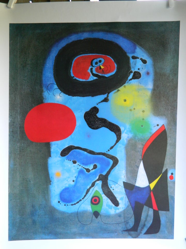 Plakat, Joan Miro, motiv: Abstrakt