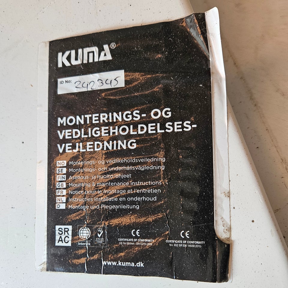 Håndvask, KUMA