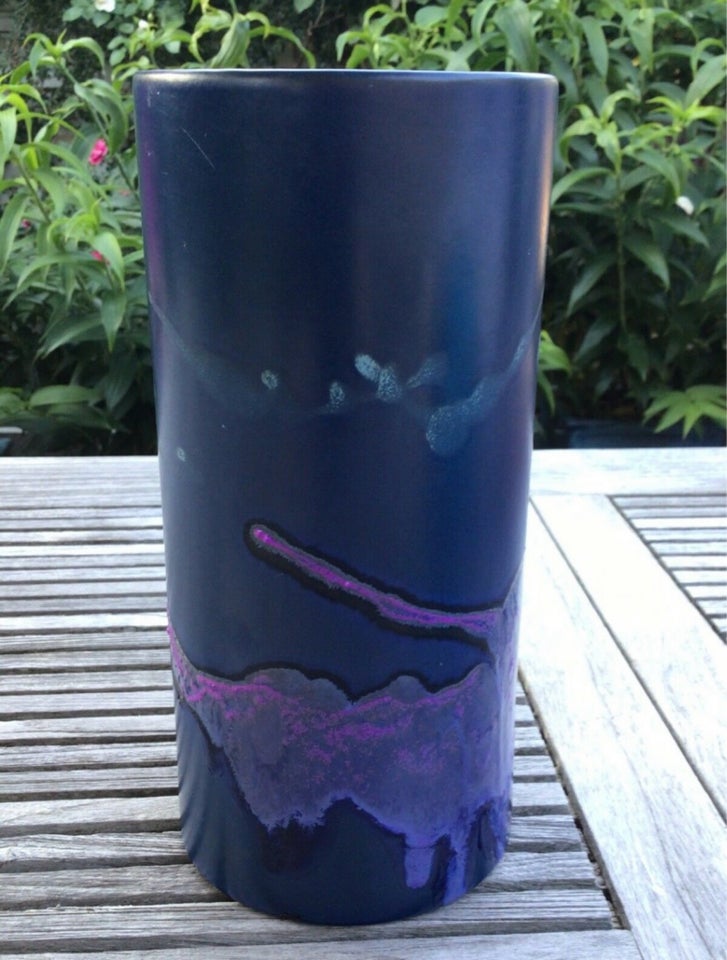 Keramik Knabstrup vase fra