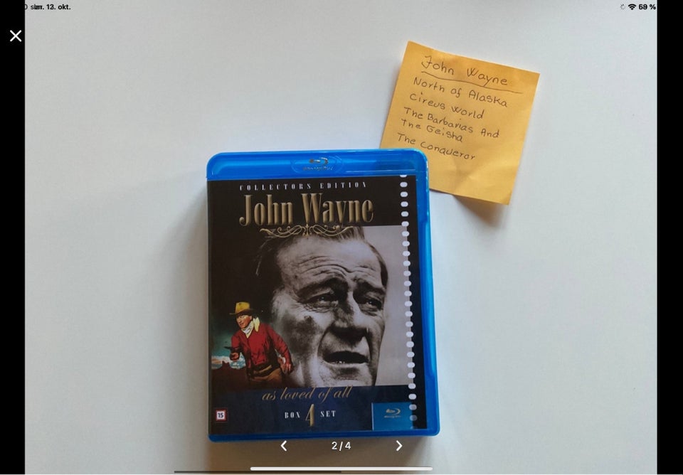 John Wayne, Blu-ray, krimi