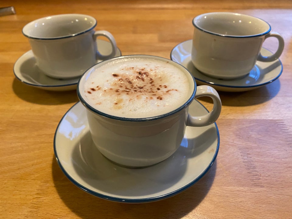 Porcelæn cappucinnokop 3 stk