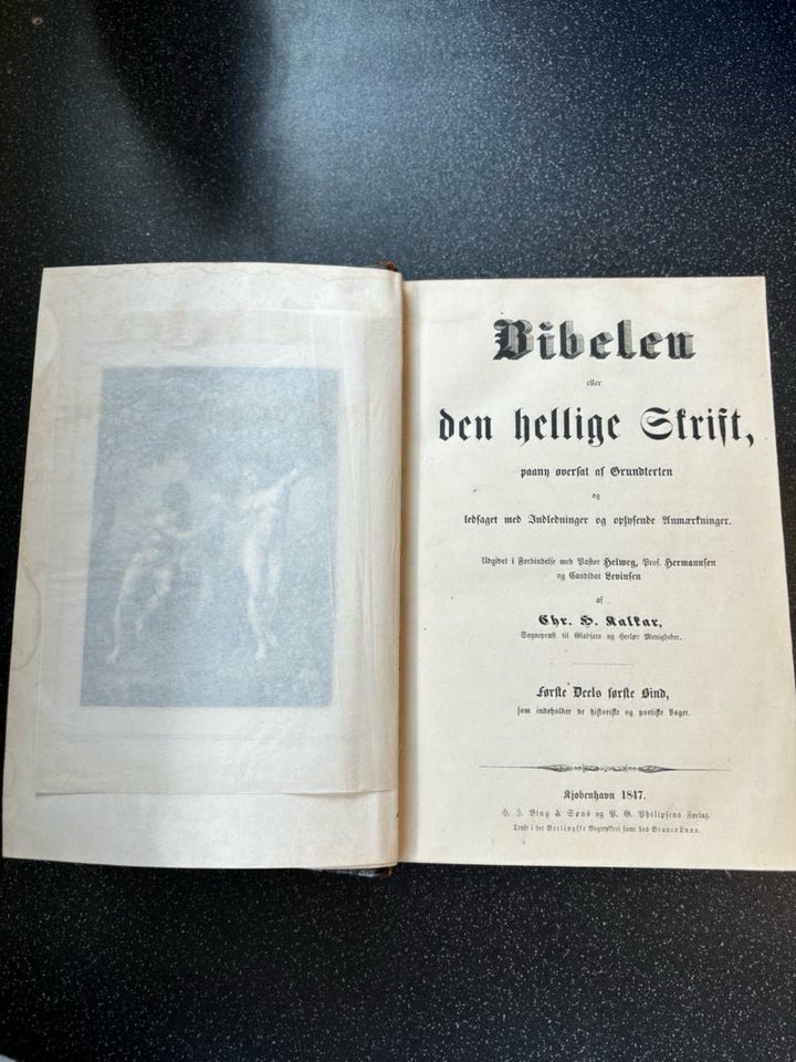 Bibel fra år 1847