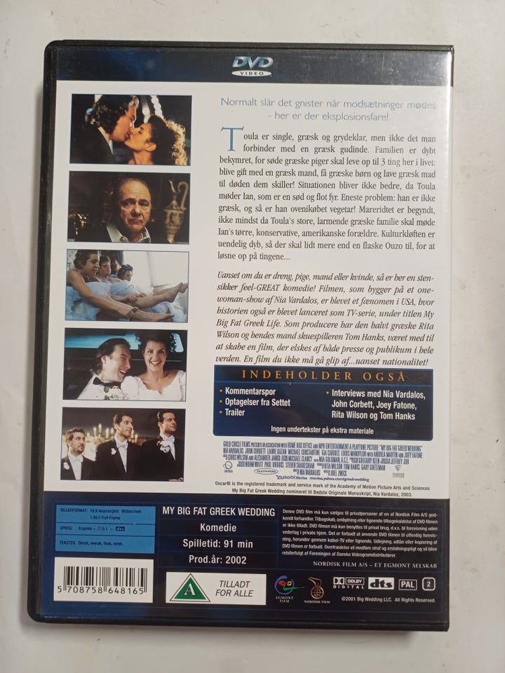 My Big Fat Greek Wedding, DVD,