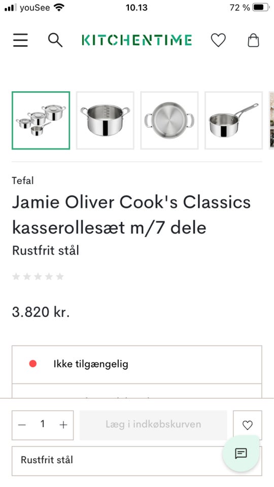 Grydesæt, Jamie oliver