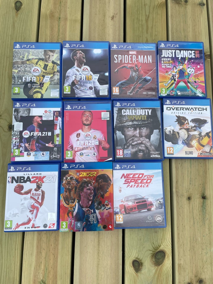 Spil til disk PS4