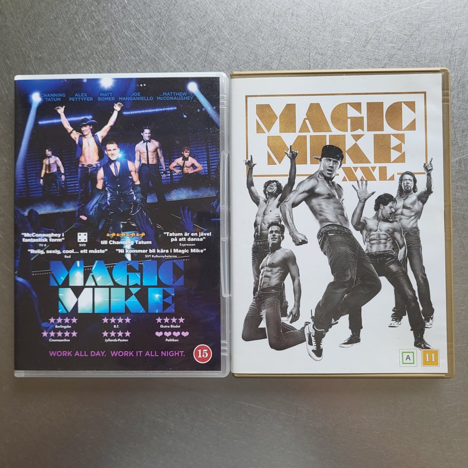 Magic Mike Xl og XXL DVD komedie