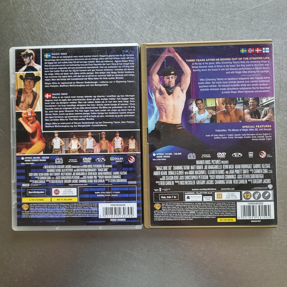 Magic Mike Xl og XXL DVD komedie