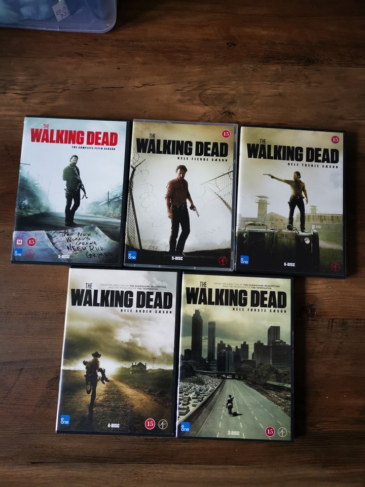 The Walking Dead dvd sæson 1-5 DVD