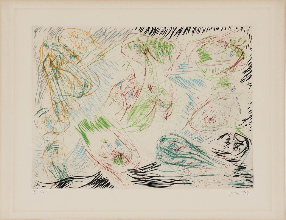 Litografi, Asger Jorn, motiv: