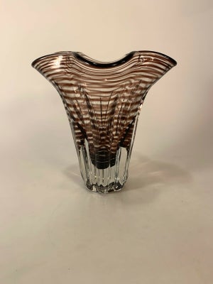 Glas Holmegaard vase unik